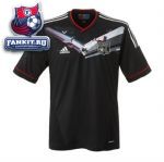 Лион майка игровая выездная 2012-13 Adidas черная / OL Jersey ADIDAS 2012-2013