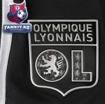 Лион трусы игровые выездные 2012-13 Adidas черные / OL Short 2012 / 2013