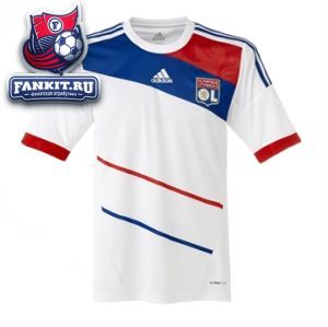 Лион майка игровая домашняя 2012-13 Adidas белая