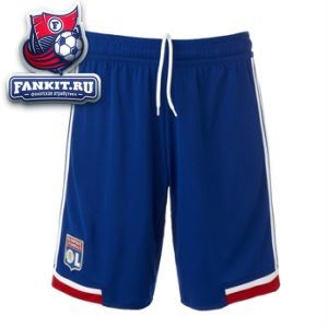 Лион трусы игровые домашние 2012-13 Adidas синие