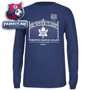 Футболка с длинным рукавом Reebok Торонто Мейпл Лифс / Toronto Maple Leafs Reebok Long Sleeve T-shirt