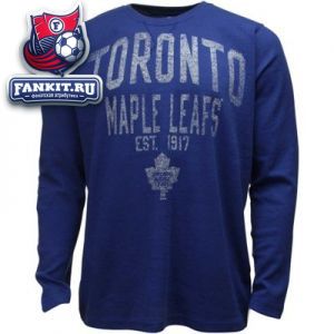 Футболка с длинным рукавом Торонто Мейпл Лифс / Toronto Maple Leafs Long Sleeve T-shirt