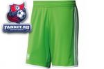 Вольфсбург трусы игровые Adidas зеленые 2012-13 / HOME SHORTS 2012/2013