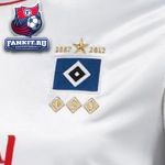 Гамбург майка игровая домашняя Adidas 2012-13 белая / HSV adidas anniversary home jersey "125 years" 12/13