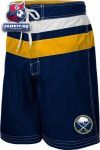 Шорты Баффало Сейбрз / Buffalo Sabres Navy Striped Swim Trunks