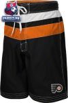 Шорты Филадельфия Флайерз / Philadelphia Flyers Black Striped Swim Trunks
