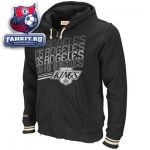 Толстовка Лос-Анджелес Кингз / Los Angeles Kings Black Mitchell & Ness Repeat Full Zip Hooded Sweatshirt