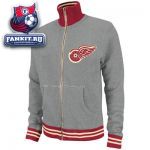 Кофта Детройт Ред Уингз / Detroit Red Wings Grey Mitchell & Ness French Terry Vintage Garment Washed Track Jacket
