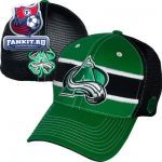 Женская кепка Колорадо Эвеланш / Colorado Avalanche Kelly Green/ Black Doherty Stretch Fit Hat