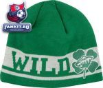 Шапка Миннесота Уайлд / Minnesota Wild Kelly Green Delany Knit Beanie