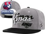 Кепка Лос-Анджелес Кингз / Los Angeles Kings Light Grey/Black Shadow Script Snapback Adjustable Hat