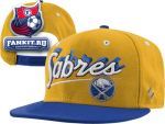 Кепка Баффало Сейбрз / Buffalo Sabres Gold/Royal Blue Shadow Script Snapback Adjustable Hat