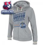 Женская толстовка Нью-Йорк Рейнджерс / Women's Winter Classic 2012 Mitchell & Ness Grey Heather Event Repeat Full-Zip Hoodie