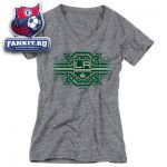 Женская футболка Лос-Анджелес Кингз / Los Angeles Kings Women's Grey Celtic Band Tri-Blend V-Neck T-Shirt