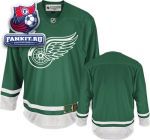 Игровой свитер Детройт Ред Уингз / Detroit Red Wings Reebok St. Patrick's Day Green Premier Jersey