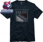 Футболка Нью-Йорк Рейнджерс / New York Rangers '47 Brand Navy Primary Logo Scrum Tee