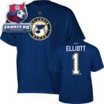 Футболка Сент-Луис Блюз / Brian Elliot Blue Reebok St. Louis Blues Alternate Name and Number T-Shirt