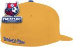 Кепка Сент-Луис Блюз / St. Louis Blues Gold Mitchell & Ness Vintage Basic Logo Fitted hat