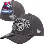 Кепка Лос-Анджелес Кингз / Los Angeles Kings New Era 39THIRTY NHL 2012 Stanley Cup Champions Official Locker Room Hat