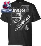 Футболка Лос-Анджелес Кингз / Los Angeles Kings Reebok 2012 Stanley Cup Champions Team Energy Roster T-Shirt 