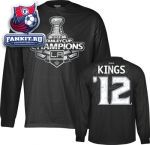 Кофта Лос-Анджелес Кингз / Los Angeles Kings Reebok 2012 Stanley Cup Champions Signature Long Sleeve T-Shirt