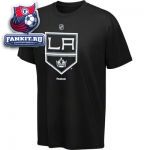 Футболка Лос-Анджелес Кингз / Los Angeles Kings Black Reebok Primary Logo T-Shirt