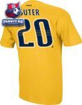Футболка Нэшвилл Предаторз / Ryan Suter Gold Reebok Name and Number Nashville Predators T-Shirt