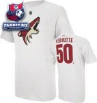 Футболка Финикс Койотс / Antoine Vermette White Reebok Name and Number Phoenix Coyotes T-Shirt