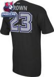 Футболка Лос-Анджелес Кингз / Dustin Brown Black Reebok Los Angeles Kings Name and Number T-Shirt