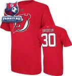 Футболка Нью-Джерси Девилз / Martin Brodeur Red Reebok New Jersey Devils Name and Number T-Shirt