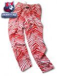 Штаны Детройт Ред Уингз / Zubaz Pants: Red/White Zubaz Zebra Pants