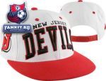 Кепка Нью-Джерси Девилз / New Jersey Devils Super Star White/Scarlet Snapback Hat