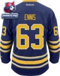Игровой свитер Баффало Сейбрз / Tyler Ennis Jersey: Reebok Blue #63 Buffalo Sabres Premier Jersey