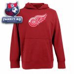 Толстовка Детройт Ред Уингз / Detroit Red Wings Dark Red Signature Hooded Sweatshirt