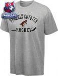 Футболка Финикс Койотс / Phoenix Coyotes Grey Old Time Hockey Kramer T-Shirt