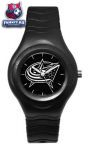 Часы Коламбус Блю Джекетс / Columbus Blue Jackets Shadow Black Sports Watch with White Logo