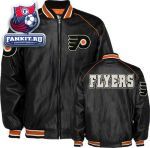 Куртка Филадельфия Флайерз / Philadelphia Flyers Faux Leather Varsity Jacket