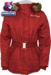 Женская куртка Детройт Ред Уингз / Detroit Red Wings Women's Full-Zip Polyfill Belted Parka Jacket