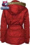 Женская куртка Детройт Ред Уингз / Detroit Red Wings Women's Full-Zip Polyfill Belted Parka Jacket