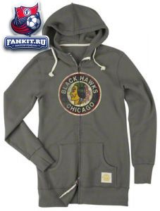 Женская толстовка Чикаго Блэкхокс / woman hooded Chicago Blackhawks