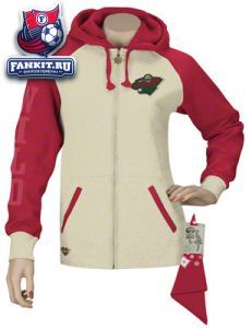 Женская толстовка Миннесота Уайлд / woman hoody Minnesota Wild