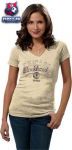 Женская футболка Чикаго Блэкхокс / Chicago Blackhawks Women's Classic Tailsweep BB Tri-Blend T-Shirt