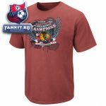 Футболка Чикаго Блэкхокс / Chicago Blackhawks 2010 Ultimate Western Conference Champions Pigment Dyed T-Shirt