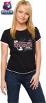 Женская футболка Чикаго Блэкхокс / Chicago Blackhawks Women's 2010 Stanley Cup Champions Layered Tissue T-Shirt