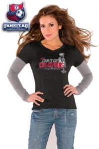 Женская футболка Чикаго Блэкхокс / woman t-shirt Chicago Blackhawks