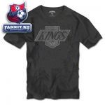 Футболка Лос-Анджелес Кингз / Los Angeles Kings Charcoal '47 Brand Vintage Primary Logo Scrum Tee