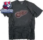 Футболка Детройт Ред Уингз / Detroit Red Wings '47 Brand Charcoal Vintage Scrum Tee