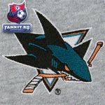 Кофта Сан-Хосе Шаркс / San Jose Sharks Grey Revolution 1/4 Zip Fleece Pullover Sweatshirt