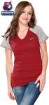 Женская футболка Чикаго Блэкхокс / Chicago Blackhawks Women's Red Energy V-Neck T-Shirt