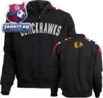 Кофта Чикаго Блэкхокс / Chicago Blackhawks Carbon Full-Zip Track Jacket